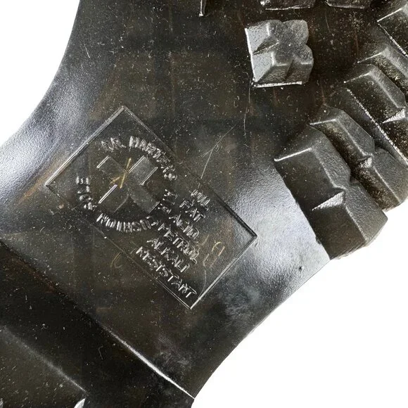 Dr. Martens Jadon Lace-Up Boots Sz 7 Black Leather Platform Airwair Goth Grunge - Picture 13 of 16